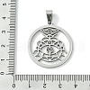 Non-Tarnish 201 Stainless Steel Pendants STAS-U003-19P-3