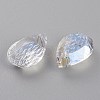 Embossed Glass Rhinestone Pendants GLAA-J101-05A-001MO-2