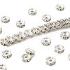 Brass Grade B Rhinestone Spacer Beads RSB038-B01-1