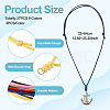 27Pcs 9 Colors Korean Waxed Polyester Cord Necklace Making NJEW-TA00166-4