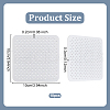FINGERINSPIRE 10Pcs Acrylic Display Cards CDIS-FG0001-61-2