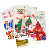 40Pcs 4 Styles  Christmas Theme OPP Self-adhesive Cookie & Snacks Package Bags CON-TAC0010-90A-2