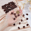 FIBLOOM 60Pcs Wood Stud Earrings Finding EJEW-FI0003-33D-3