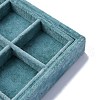 Removable Velvet Jewelry Organizer Display Trays for Earrings Necklaces Rings CON-R030-04C-2