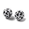 Printing Opaque Acrylic Beads OACR-H049-01D-2