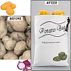 CREATCABIN 2Pcs 2 Styles Printed Cotton Cloth Storage Bags ABAG-CN0001-09-5