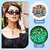 Glow In The Dark Handmade Luminous Style Lampwork Large Hole European Beads LPDL-BT0001-01-4