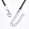 Waxed Cord Necklace Making NCOR-T001-01-3