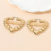 Alloy Hoop Earrings WG15DC6-05-1