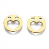 Ion Plating(IP) 201 Stainless Steel Charms STAS-T044-279G-2