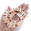 Natural Keshi Pearl Beads Strands PEAR-S020-H08-6