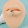 304 Stainless Steel 3 Spike Cone Hoop Lip Rings FS-WG8FC2A-06-1
