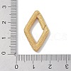 Rack Plating Brass Micro Pave Cubic Zirconia Twister Clasps KK-NH0002-06G-02-3