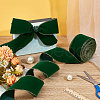 10 Yards Single Face Velvet Ribbon OCOR-WH0092-39A-5