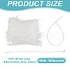 Plastic Hang Tag Fasteners FIND-WH0160-72A-2
