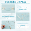 BENECREAT 1Pc Flat 925 Sterling Silver Wires STER-BC0002-25B-4