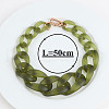 Frosted Acrylic Chunky Twisted Chain Necklacs for Women FS-WG1B9A7-10-1