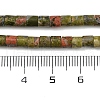 Natural Unakite Beads Strands G-G202-A03-02-5