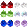 SOFPLATE Teardrop Transparent K9 Glass Pendants GLAA-SP0001-22-1