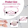 Adjustable Braided Nylon Cord Macrame Pouch Bracelet Making AJEW-SW00013-01-2