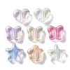 UV Plating Transparent Acrylic Beads PACR-C007-08-1