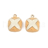 Brass Alloy Pendants KK-R226-17G-07-1