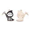 Halloween Alloy Enamel Pendants PALLOY-K007-04KCG-1