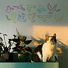 PET Hollow Out Drawing Painting Stencils DIY-WH0391-0647-6