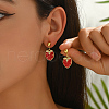 Stylish Brass Dangle Stud Earrings PA9879-3-1