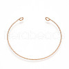 Brass Open Cuff Bangle Making KK-N258-01G-3