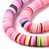 Handmade Polymer Clay Beads Strands X-CLAY-R089-8mm-098-2