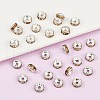 Brass Grade A Rhinestone Spacer Beads RB-A014-Z6mm-14S-2