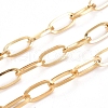 Ion Plating(IP) 304 Stainless Steel Paperclip Chains CHS-F009-02B-G-2