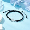 Braided Nylon Cord Adjustable Bracelets BJEW-JB11597-01-1