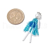 Glass Seed Beads Big Pendants PALLOY-MZ00687-01-2