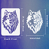 Plastic Drawing Painting Stencils Templates DIY-WH0396-259-2