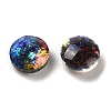 Resin Imitation Opal Cabochons RESI-H148-02-2