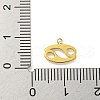 Real 18K Gold Plated PVD Vacuum Plating 304 Stainless Steel Pendants STAS-L278-002G-04-3