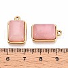 Natural Rose Quartz Pendants STAS-N109-212G-3