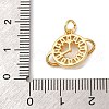 Brass Micro Pave Cubic Zirconia Pendants KK-P308-73G-3