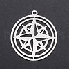 Non-Tarnish 201 Stainless Steel Pendants STAS-S105-LA224-1