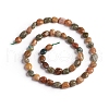 Natural Ocean Agate/Ocean Jasper Beads Strands G-D0002-B28-2