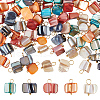 AHADERMAKER 100Pcs 5 Colors Natural Dyed Shell Charms SHEL-GA0001-13-1