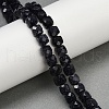 Synthetic Blue Goldstone Beads Strands G-H078-C47-6mm-1