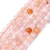 Natural Cherry Blossom Agate Beads Strands G-B130-4mm-02-2
