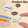 CREATCABIN 3Pcs 3 Colors Polyester Clothes Organizer Elastic Bands FIND-CN0001-68B-2