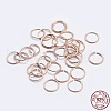 925 Sterling Silver Open Jump Rings STER-F036-02RG-1x6mm-3
