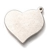 Non-Tarnish 304 Stainless Steel Pendants STAS-I170-16P-2