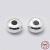 925 Sterling Silver Spacer Beads STER-L063-08A-S-3