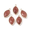 Synthetic Goldstone Pendants G-L514-023B-1